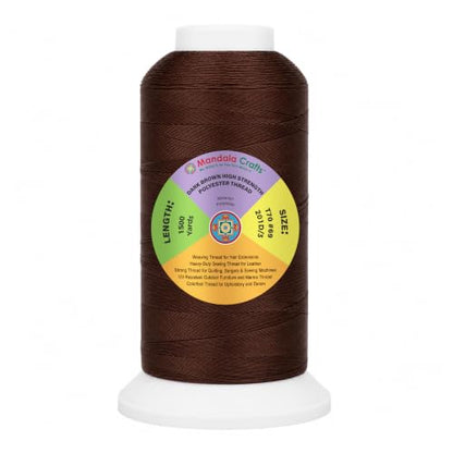 Dark Brown Tex 70 Polyester Heavy Duty Thread for Upholstery