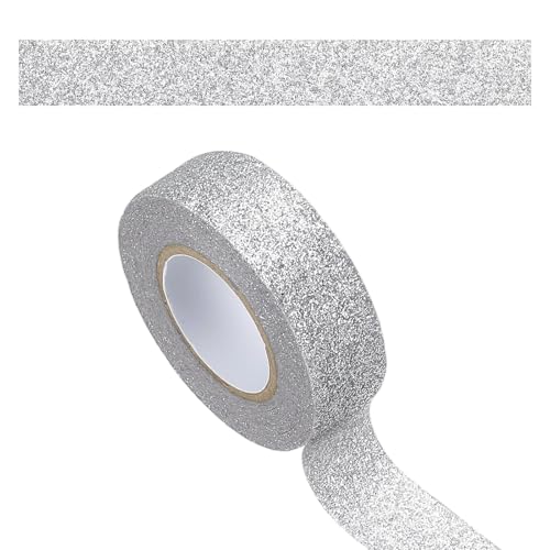1 Roll Glitter Paper Washi Tape