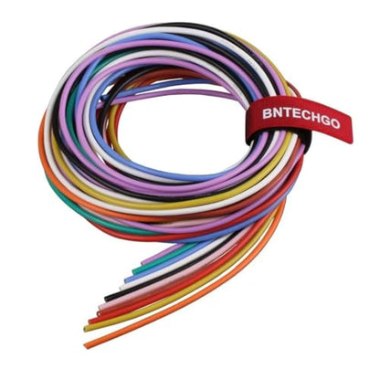16 AWG Silicone Wire Kit 10 Color Each 5ft Stranded Tinned Copper (50 Foot)