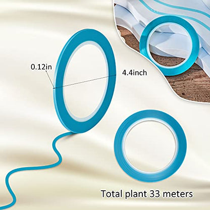 5 Rolls Fine Line Vinyl Tape (108.268 Foot)