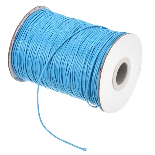 Waxed Cord 0.8mm Waxed Polyester Cord 175 Yard Wax String for Bracelet Making