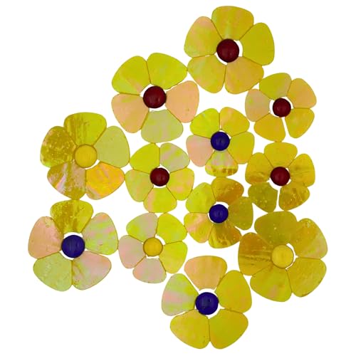 Iridescent Flower Mosaic Tiles