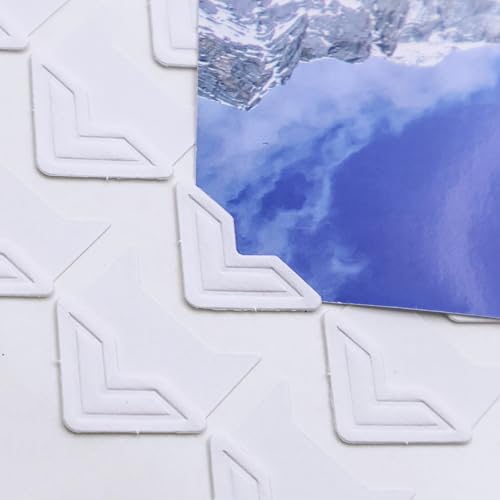 240 Pieces Photo Corners Self Adhesive Photo Corner Stickers