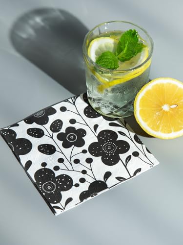 Midnight Bloom Paper Napkins 3 (80 Count)