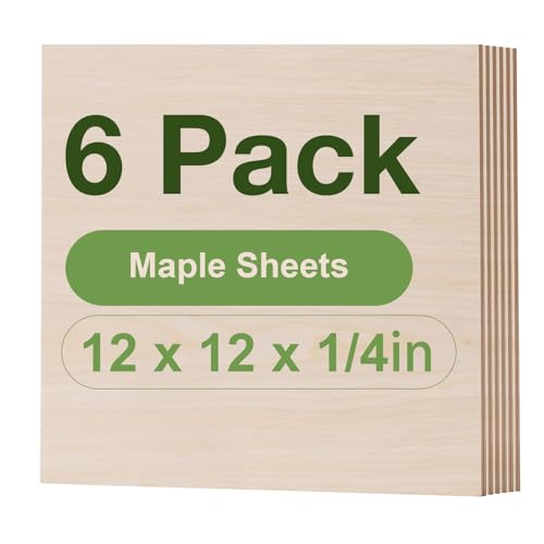 6 Pack Maple Plywood Sheets