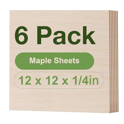 6 Pack Maple Plywood Sheets