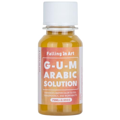 Gum Arabic Solution for Watercolor Painting (2.5 Fl Oz)