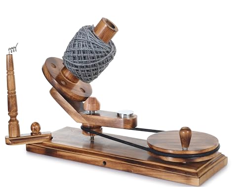 Hand Operated Wooden Yarn Ball Winder and Yarn Swift Wool Speedy Winder String Holder Knitting Crochet Accessories Knitter's Gift