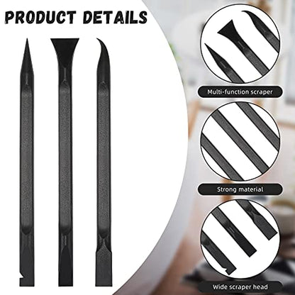 18 Pcs Carbon Fiber Plastic Scrapers Cleaning Tool Non (18 Count)