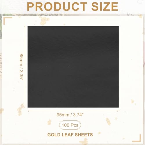 Gold Leaf Sheets for Art 3.7" x 3.4"