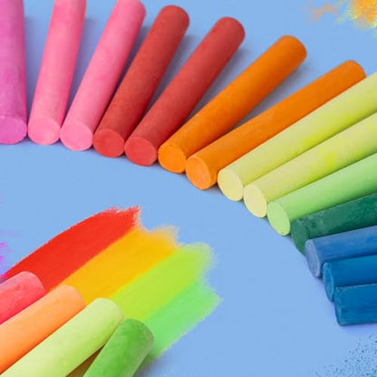 Colored Chalk 36 Colors 50 PCS (50 Count)