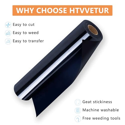 HTV Iron on Vinyl 12Inch by 35ft Roll