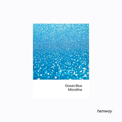 Resin Glitter Ocean Blue 100g Microfine (3.5 Ounce)
