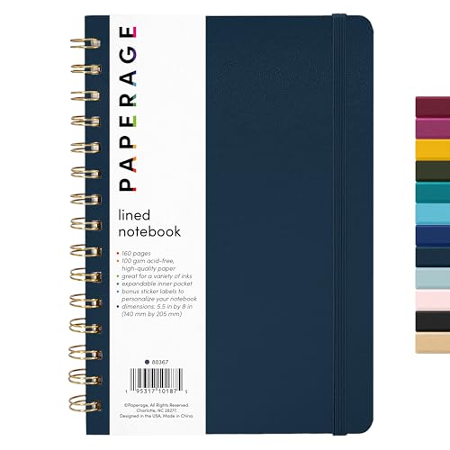 Lined Spiral Journal Notebook