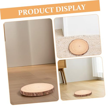 2pcs Maple Leaf Stepping Stones for Outdoor Landscape Wooden Pathway Stones Slip Surface for Garden
