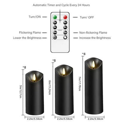 Flickering Flameless Candles (24 Count)