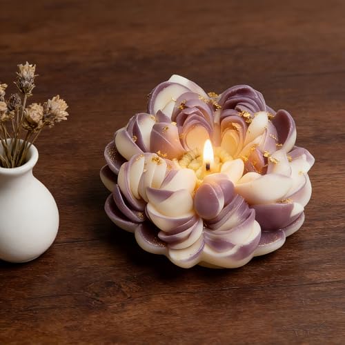 Large Peony Resin Casting Mold for Candles Making