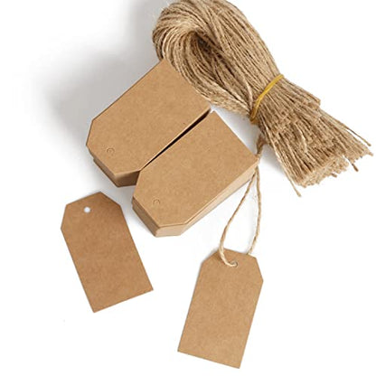 Kraft Paper Gift Tags (200 Count)