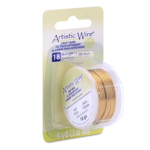 18 Gauge Tarnish Resistant Brass Craft Wire