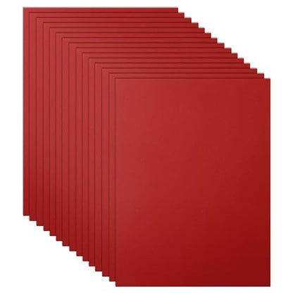 100 Sheets Dark Red Cardstock 8.5 x 11 Certificate Paper 75lb (100 Count)