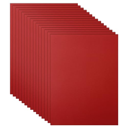 40 Sheets Dark Red Cardstock 8.5 x 11 Crafting Paper 75lb (40 Count)
