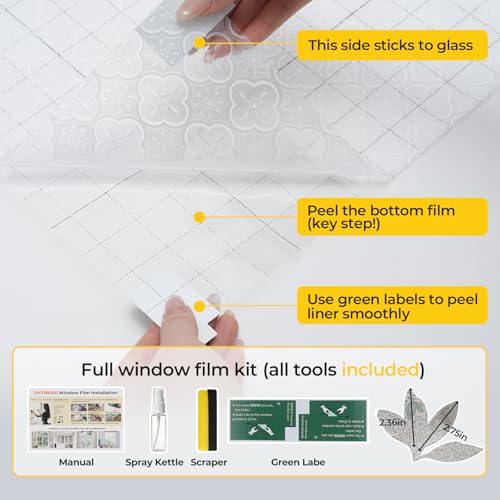 Window Privacy Film Decorative Non