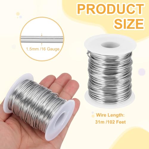 16 Gauge 1.5mm Anodized Aluminum Wire for Jewelry Craft Making