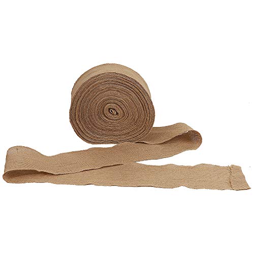 6 Inch Wide 54 Yards Burlap Ribbon (162 Feet)