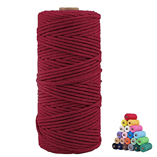 Macrame Cotton Cord 3mm x 109Yards (327 Foot)