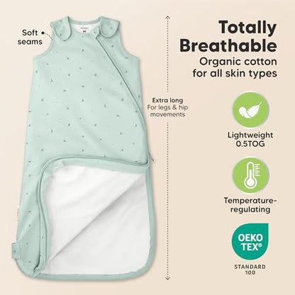 2 Pack Organic Baby Sleep Sacks