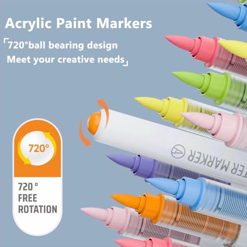 Water Based Acrylic Paint Markers (9 Count)