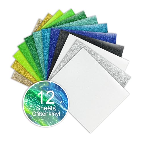 Glitter HTV Sparkly Heat Transfer Vinyl Bundle