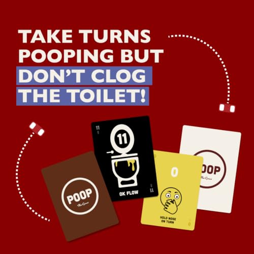 Poop The Game New Edition Card Game for 2