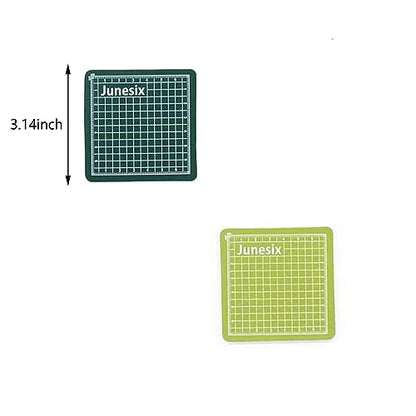 4Pieces Mini Cutting Pad Self Healing Craft Mat Small Sewing Cutting Mat Non (4 Count)