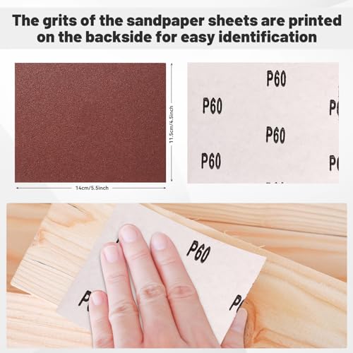 1 4 Sandpaper Sheet (50 Count)