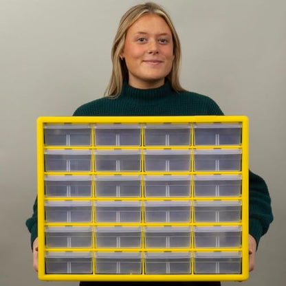24 Drawer Plastic Storage Cabinet