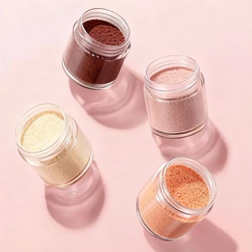 36 Pack 4 OZ Plastic Jars Clear Cosmetic Container with Lids (36 Count)