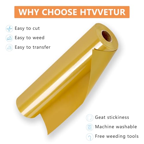 HTV Iron on Vinyl 12Inch by 35ft Roll