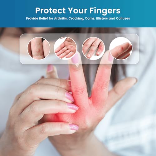 10 PCS Gel Finger Sleeve Protectors (10 Count)