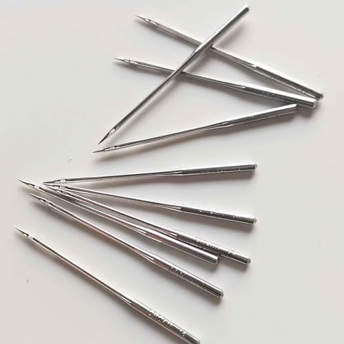 10PCS SLX75 SY2054 Organ Serger Overlock Sewing Machine Needle for Singer 14U Sharp (10 Count)