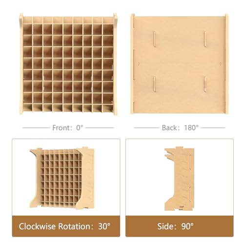 Large Capacity Plastic Model Tool Storage Paint Rack