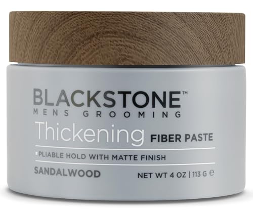 Men's Grooming Thickening Fiber Paste Gel for Hair Styling (4 Ounce)