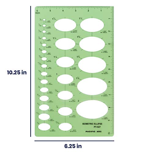 Isometric Ellipse Guide Template