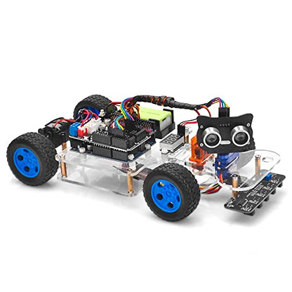 Robot Car DIY Smart Kit with Servo Power Steering for Arduino UNO