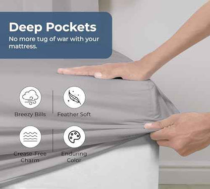 100% Organic Cotton Fitted Sheet