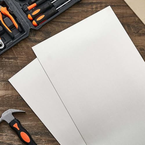 4 Pack 5052 Aluminum Sheet Metal 6" x 12" Aluminum Plate 1 (4 Count)