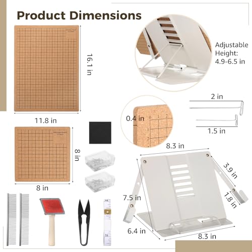 107 PCS Macrame Board Set