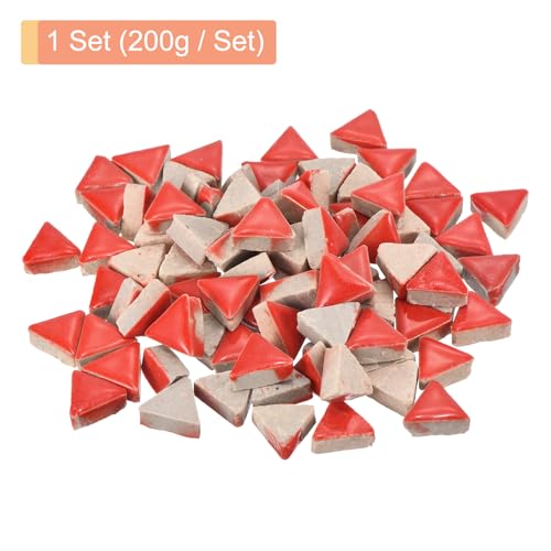 200g Ceramic Mosaic Tiles for Crafts Bulk