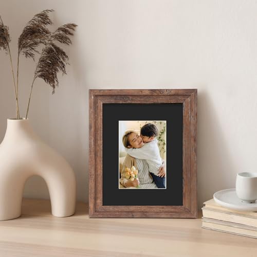 8x10 Black Picture Mats with Core Bevel Cut Frame Mattes for 5x7 Pictures