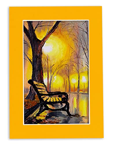 Pack of 25 Acid Free 11x14 Mats Bevel Cut for 8.5x11 Photos (25 Count)